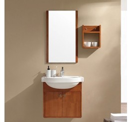 Wood grain plywood panel bathroom vanity cabinets without tops