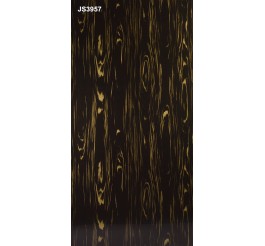 black gloss panels wood grain pattern