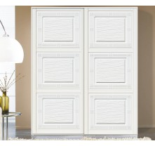 sliding door white color contemporary wardrobe door designs