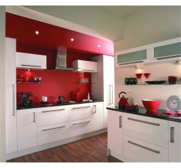 New arriavl high gloss modern kitchen furniture whole set price