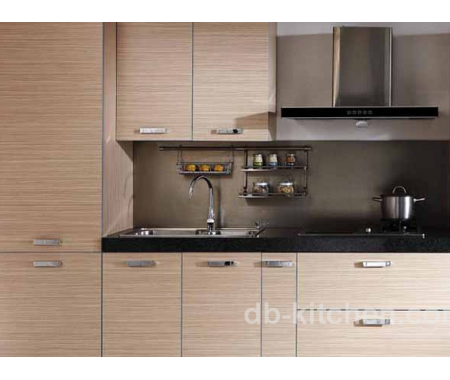 wood veneer mdf/plywood melamine kitchen cabinet
