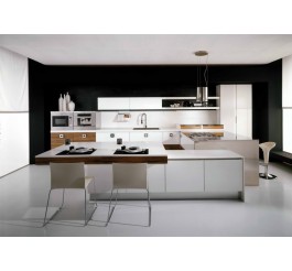 white high gloss kitchen cabinet