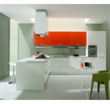 color combination high gloss kitchen cabinet