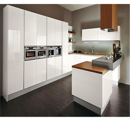 modern high gloss kitchen cabinet furniture