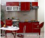 red gloss lacquer small kitchen cabinet