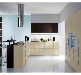 cream color kitchen cabinet high gloss