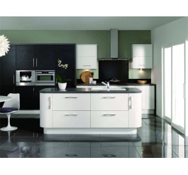high gloss lacquer kitchen cabinet design