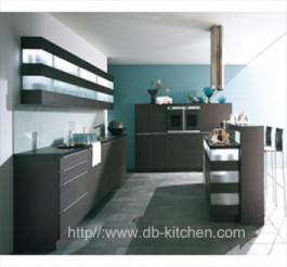 high quality grey melamine custom kitchen cabinet