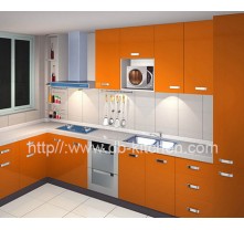 Custom Make High-end Acrylic Kitchen Cabinet