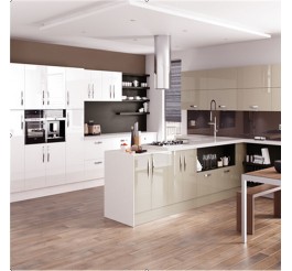 European style modern high gloss kitchen furniture