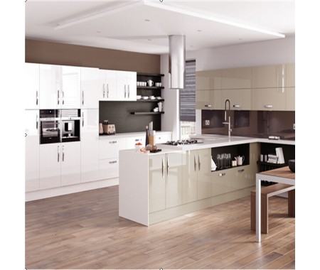 European style modern high gloss kitchen furniture