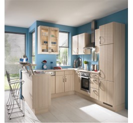 Prefab melamine kitchen cabinet