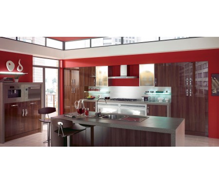 Jisheng Acrylic modern kitchen cabinet
