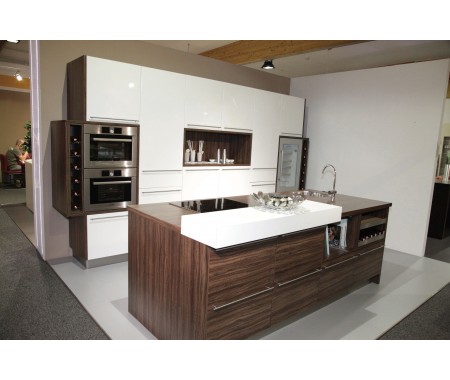 Jisheng High Gloss Kitchen Cabinets For Sale Wood Grain Db Kitchen