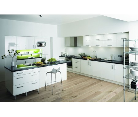 modern style kitchen cabinet with cold color