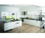 modern style kitchen cabinet with cold color