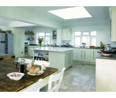 Classic kitchen cabinet with kitchen island