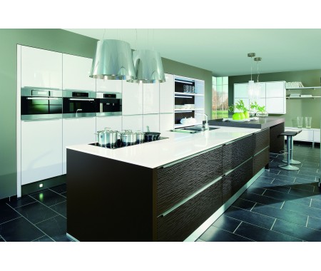 popular UV high gloss kitchen cabinet design