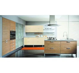 kitchen cabinet design with glass cabinet door