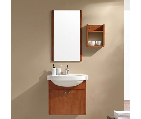 Wood grain plywood panel bathroom vanity cabinets without tops