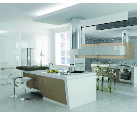 white gloss kitchen cabinet doors color combination