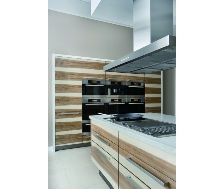 latest kitchen designs gloss wood grain