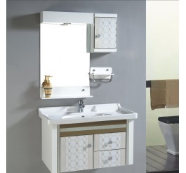 wholesale bathroom vanities wtih decorative pattern designed  panel