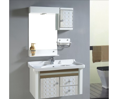 wholesale bathroom vanities wtih decorative pattern designed  panel