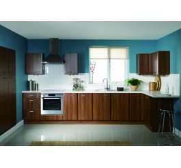 custom kitchen wood grain design