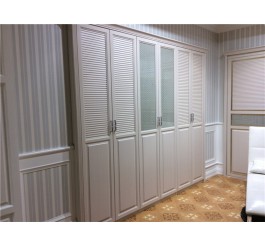 Jisheng white wardrobe with sliding mirror wardrobe doors