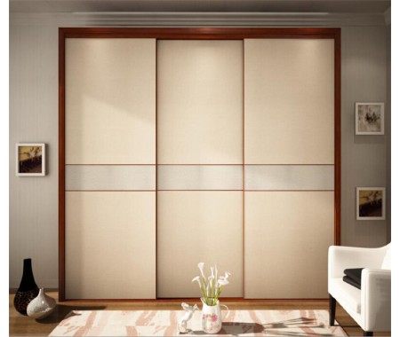 melamined mdf wardrobe designs with wardrobe sliding door