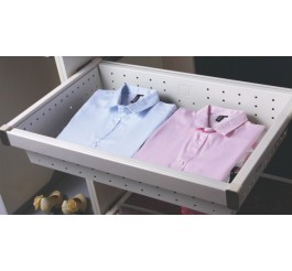 closet organization system soft closing basket