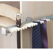closet system sliding tie and belt rack