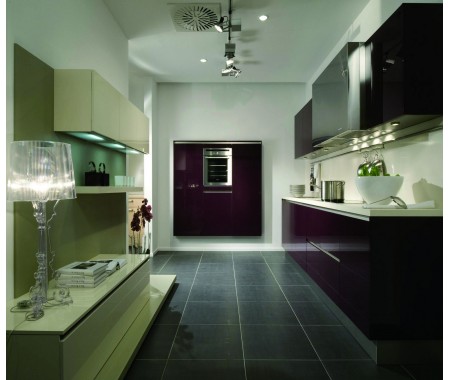 modern kitchen design photos purple color