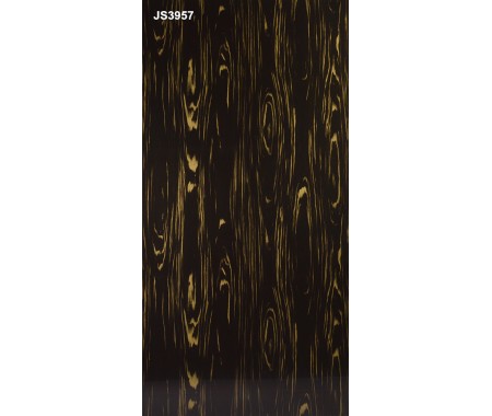 black gloss panels wood grain pattern