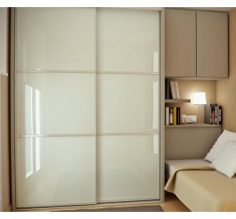 smart simple wardrobe and mirrored-like surface wardrobes