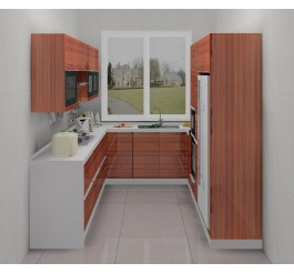 modern design kitchen cabinets U shape