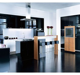 gloss laminate kitchen cabinets for mix colors