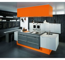 contemporary kitchen cabinets colorful design