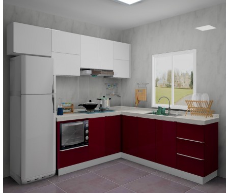 design your kitchen cabinets white gloss