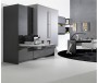 grey gloss kitchen cabinet