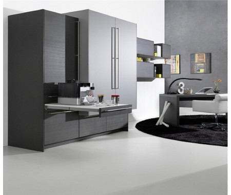 Ready made uv high gloss kitchen design(solid colours)