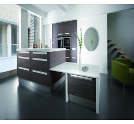 simple kitchen cabinet design purple color