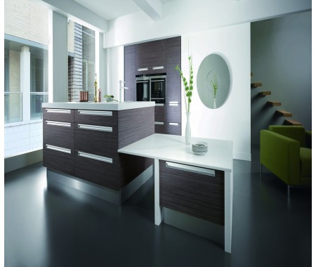 simple kitchen cabinet design purple color