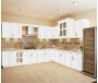 white thermofoil kitchen cabinets