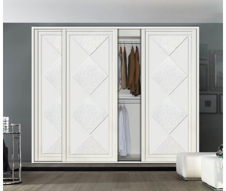 india stylish wardrobes with desgin of sliding PVC door wardrobes