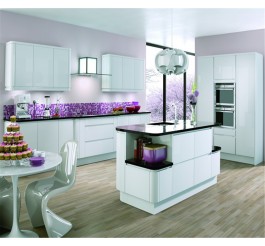 uv mdf kitchen cabinet with high gloss finish