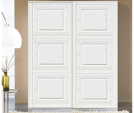 sliding door white color contemporary wardrobe door designs