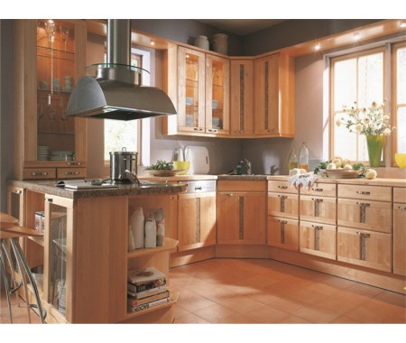 Custom kitchen solid wood cabinet design classic kitchen