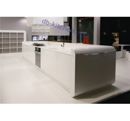 Modern high gloss kitchen cabinet design with UV